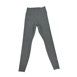 NWT Nike One Women's XS Mid Rise Tight Dri-Fit Full Length Leggings Iron Grey